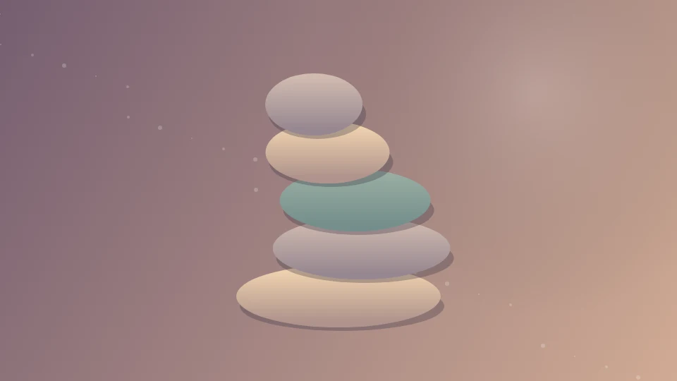Pebble Stacks concept illustration